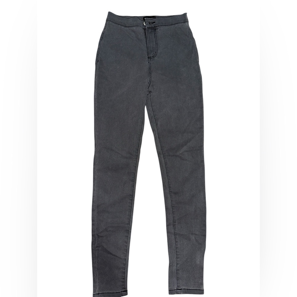 PrettyLittleThing Gray Jeggings